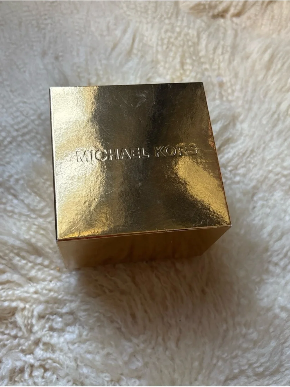 Michael Kors Gold-Tone Crystal Accent Women’s Watch and Bracelet Set